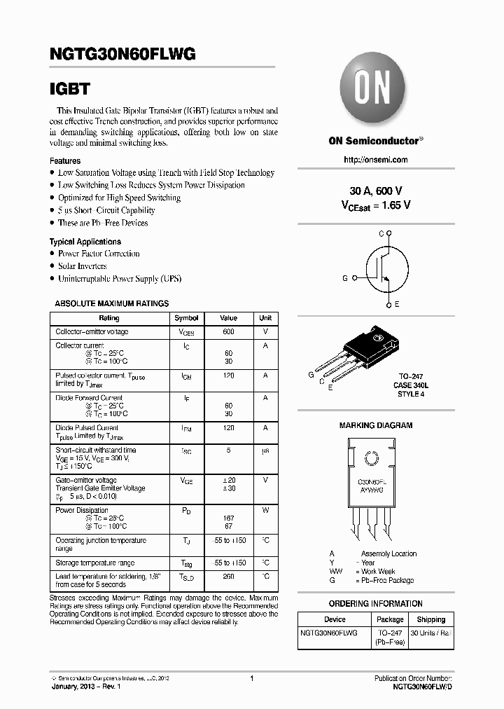 NGTG30N60FLWG_6381756.PDF Datasheet