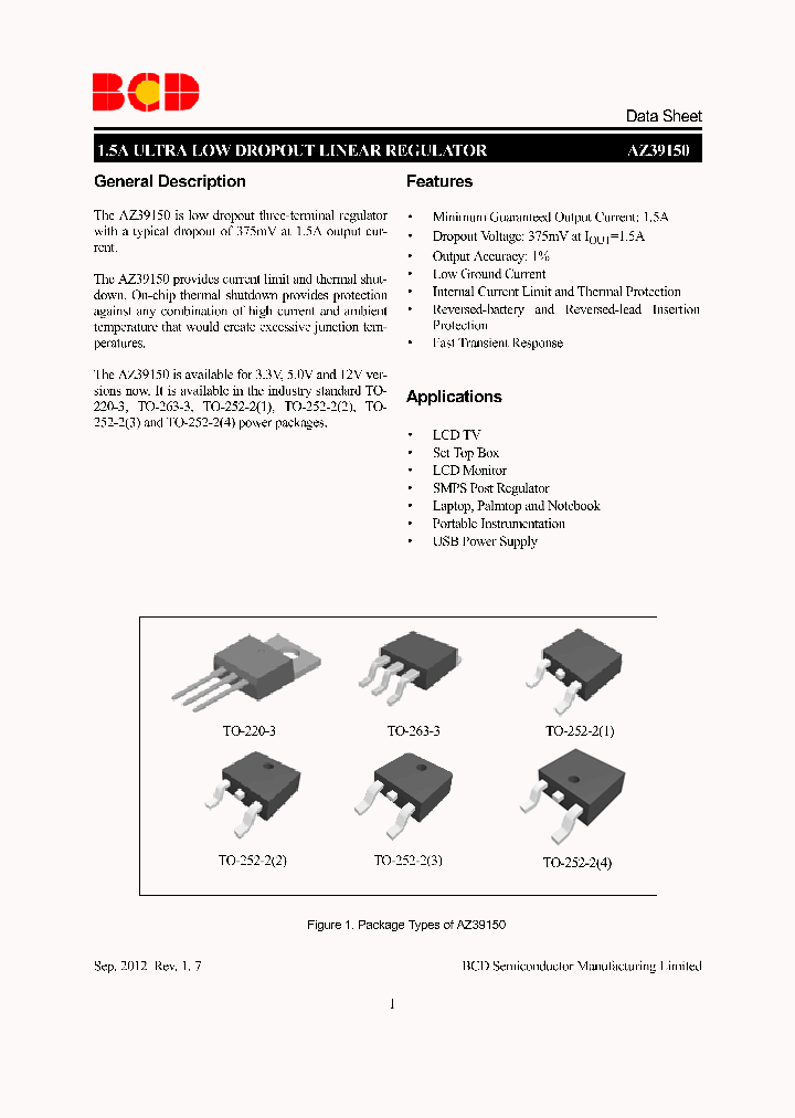 AZ39150S-33TRG1_6386258.PDF Datasheet