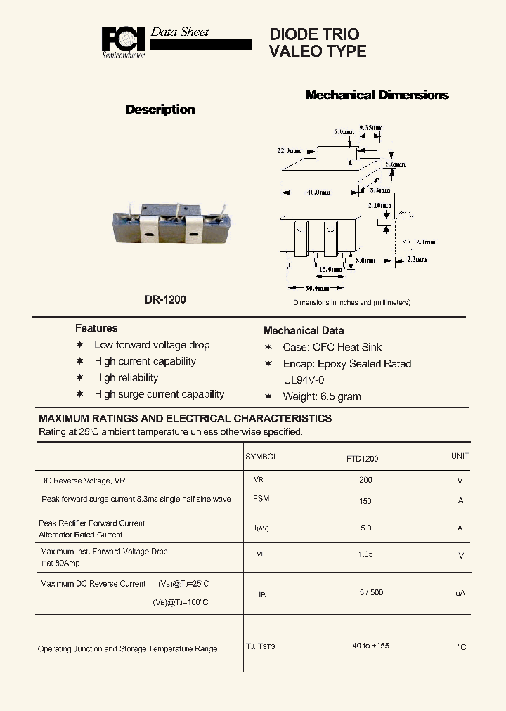 FTD1200_6405512.PDF Datasheet