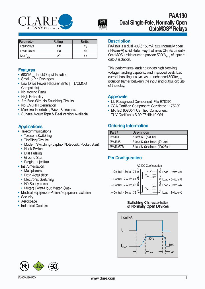 PAA190STR_6404150.PDF Datasheet