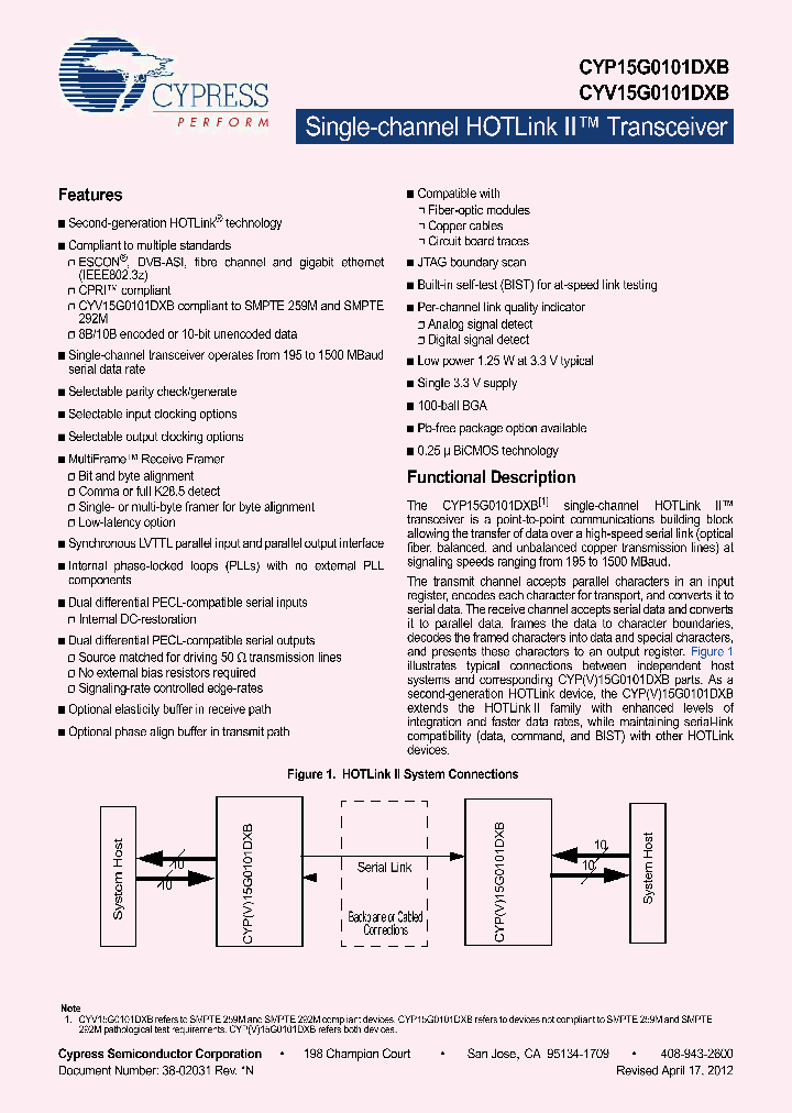 CYP15G0101DXB12_6416119.PDF Datasheet