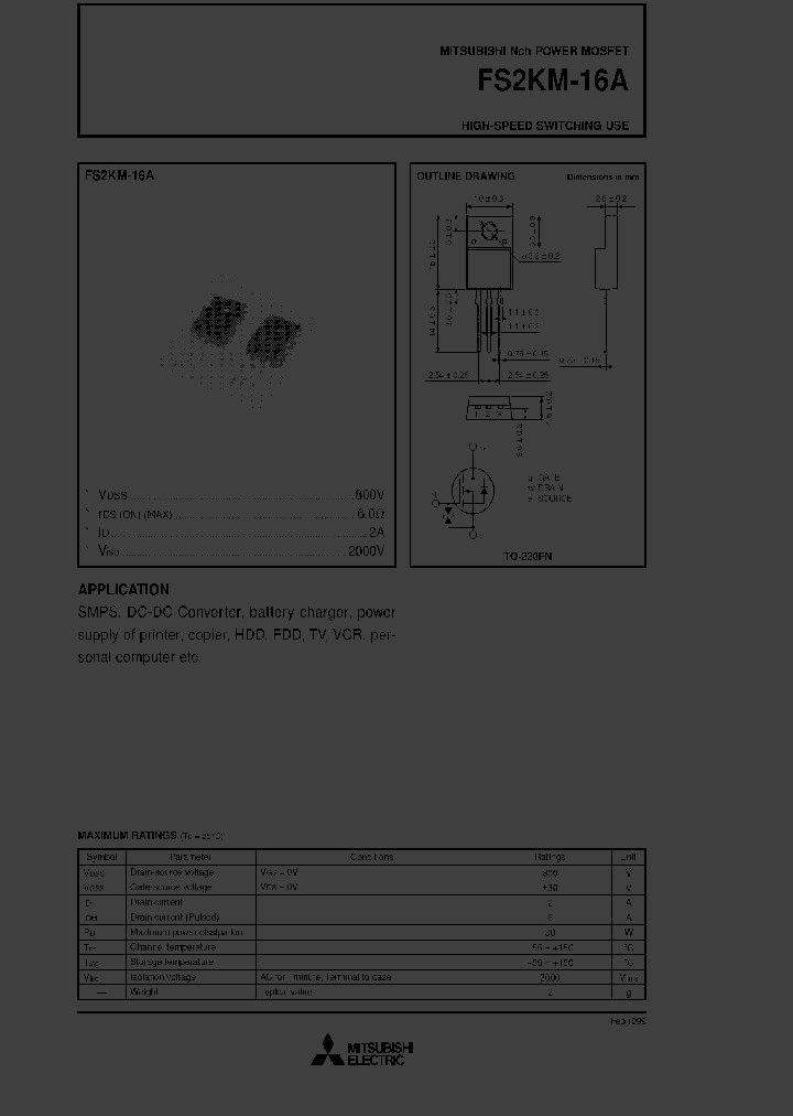 FS2KM16A_6449072.PDF Datasheet