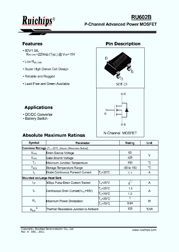 RU602B_6450784.PDF Datasheet