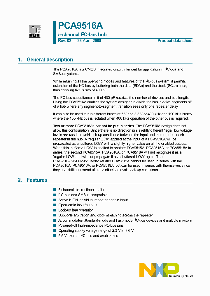 PCA9516APW112_6457190.PDF Datasheet