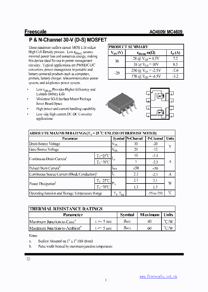 AO4609_6461443.PDF Datasheet