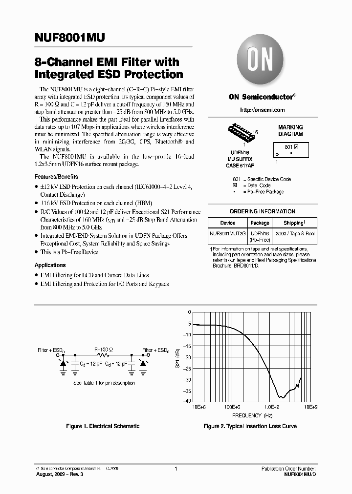 NUF8001MUT2G_6473908.PDF Datasheet