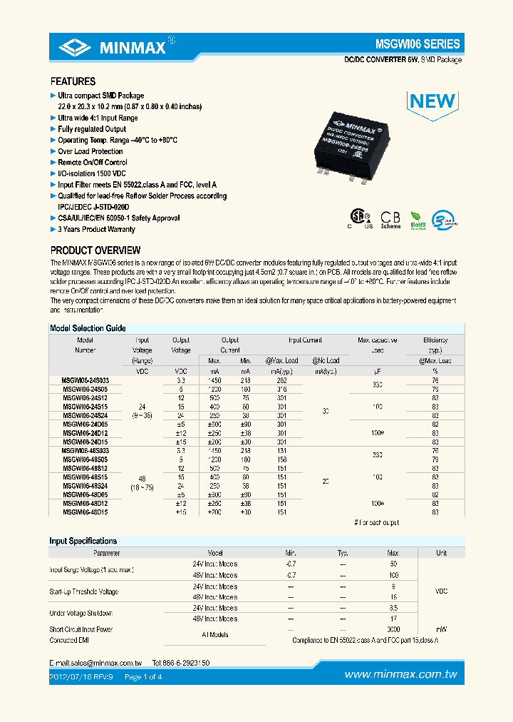 MSGWI06-48D05_6481919.PDF Datasheet