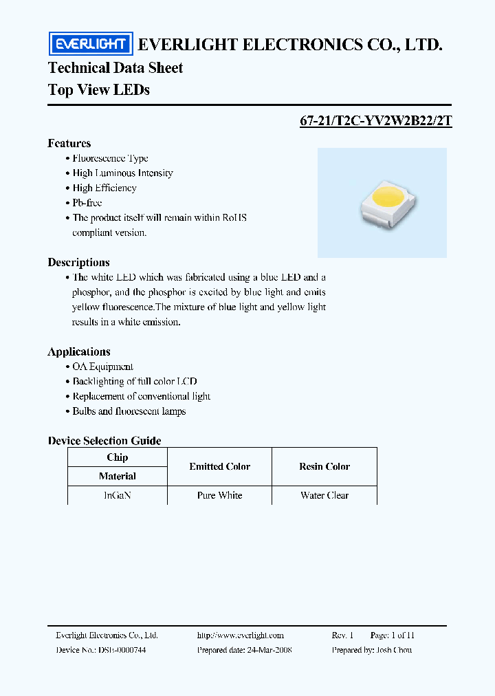 67-21T2C-YV2W2B22-2T_6485035.PDF Datasheet