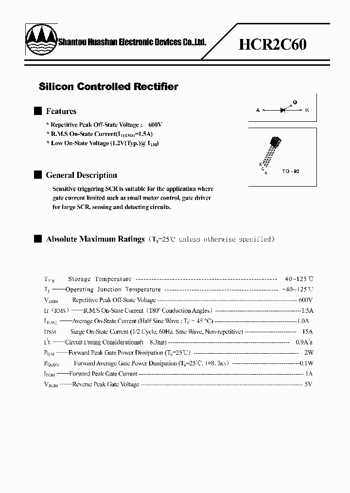 HCR2C60_6486063.PDF Datasheet