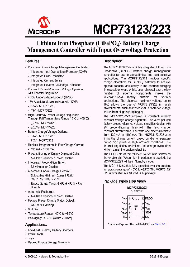 MCP73223-C2AMF_6487341.PDF Datasheet