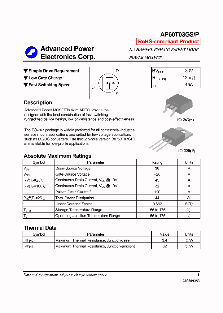 AP60T03GP_6516707.PDF Datasheet