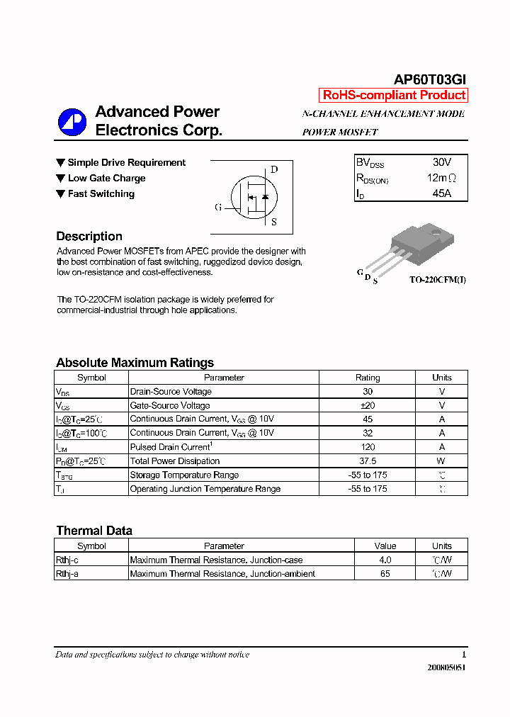 AP60T03GI_6516706.PDF Datasheet