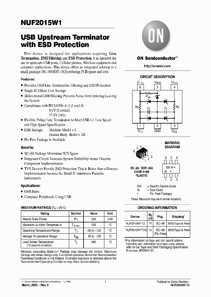 NUF2015W1_6569430.PDF Datasheet