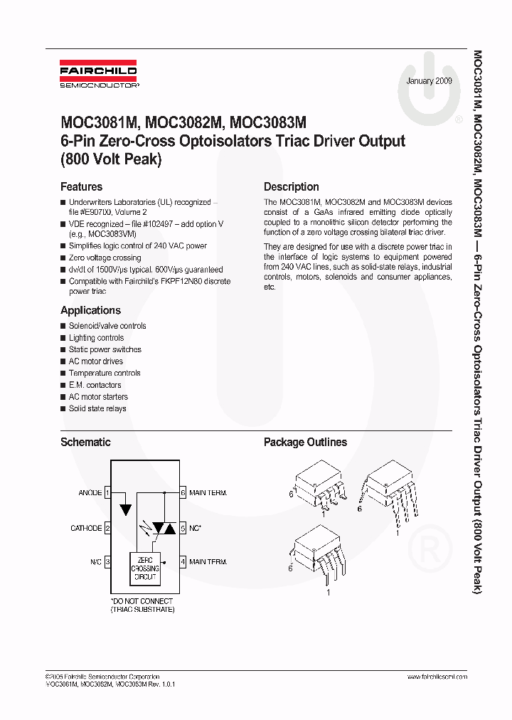 MOC3083MNL_6571176.PDF Datasheet