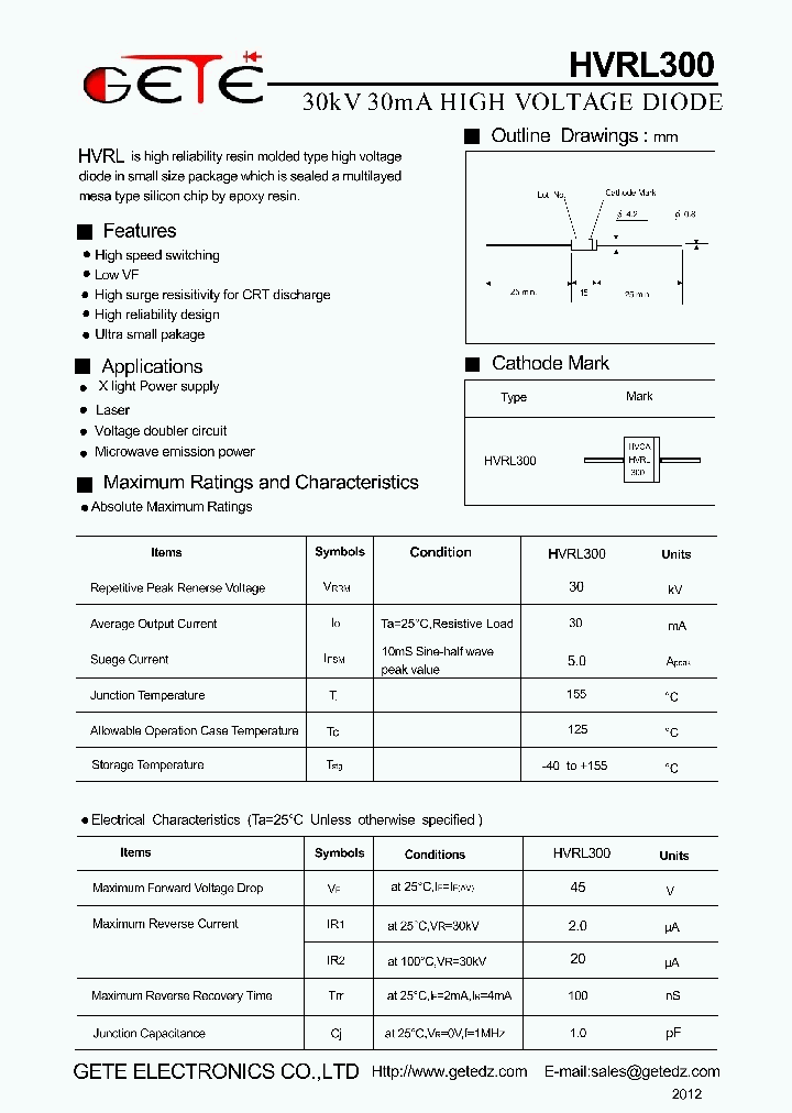 HVRL300_6571663.PDF Datasheet