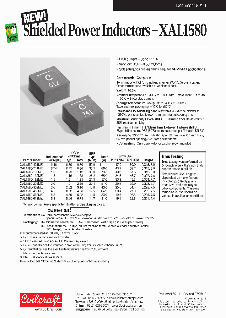 XAL1580-102ME_6571834.PDF Datasheet