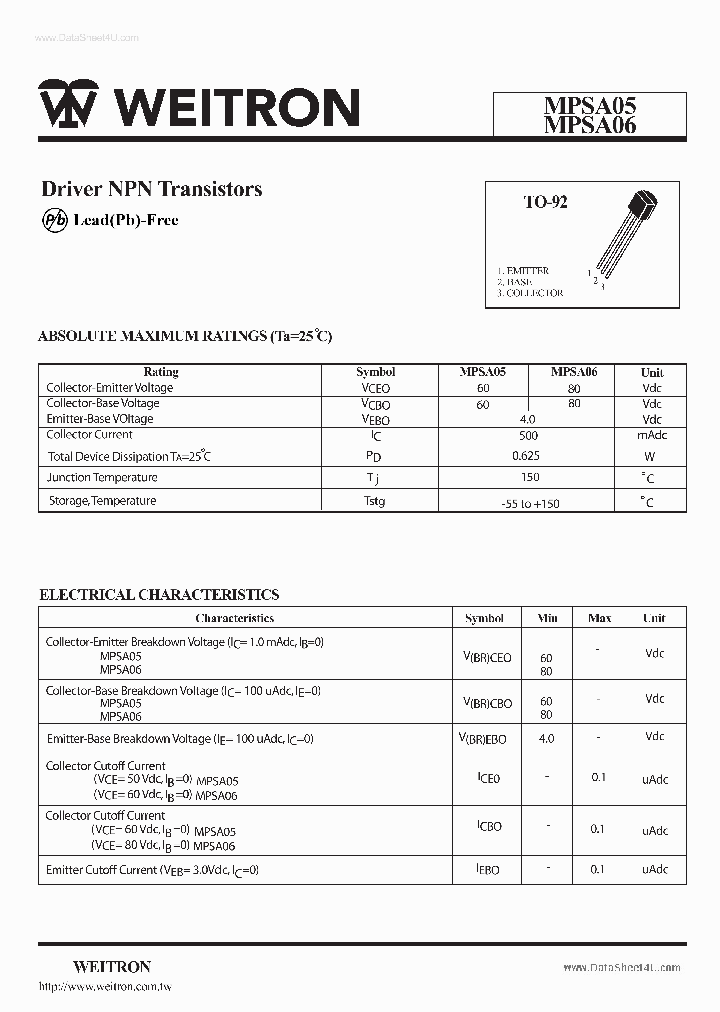 MPSA06_6581267.PDF Datasheet