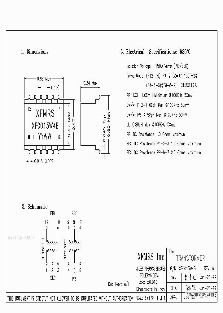 XF0013W48_6583987.PDF Datasheet