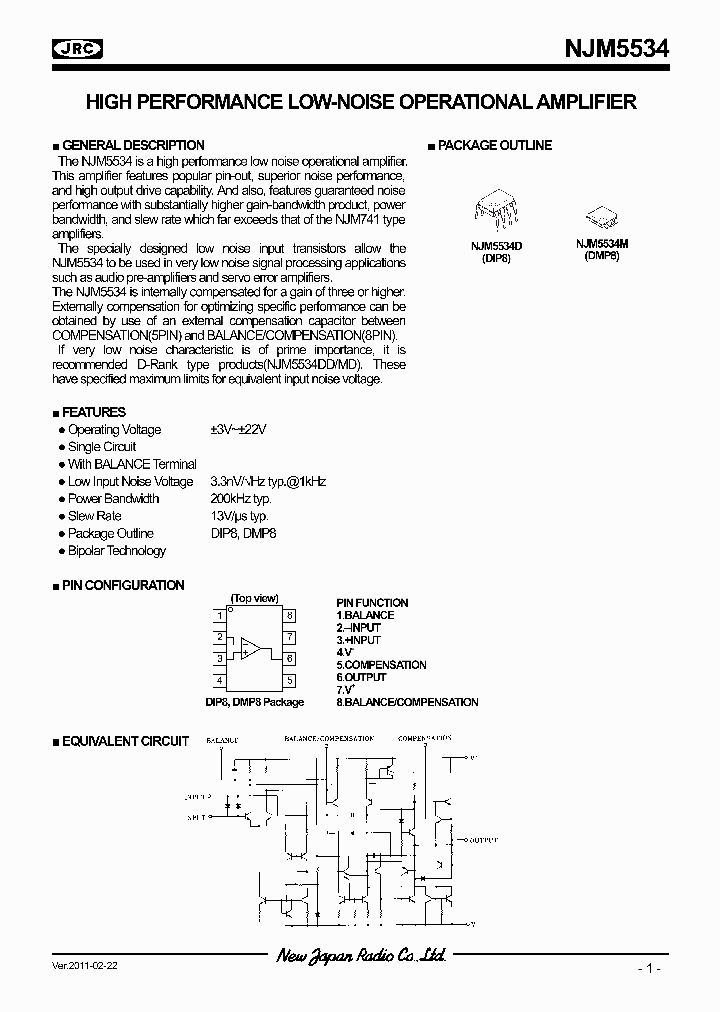 NJM5534DD_6599785.PDF Datasheet