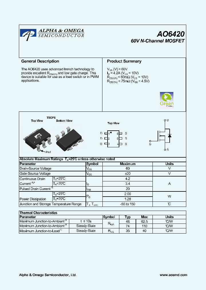 AO6420_6603536.PDF Datasheet