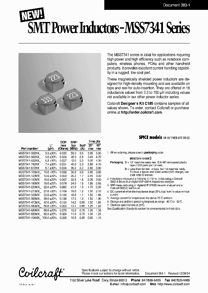 MSS7341-153MXB_6611949.PDF Datasheet