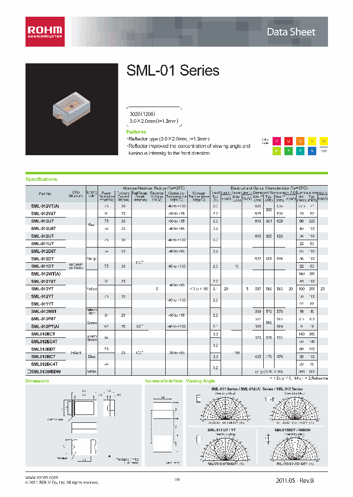 SML-011DT_6640587.PDF Datasheet
