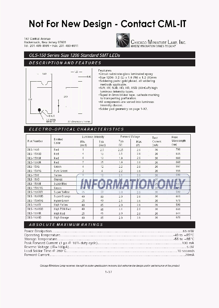 OLS-150SR_6622192.PDF Datasheet