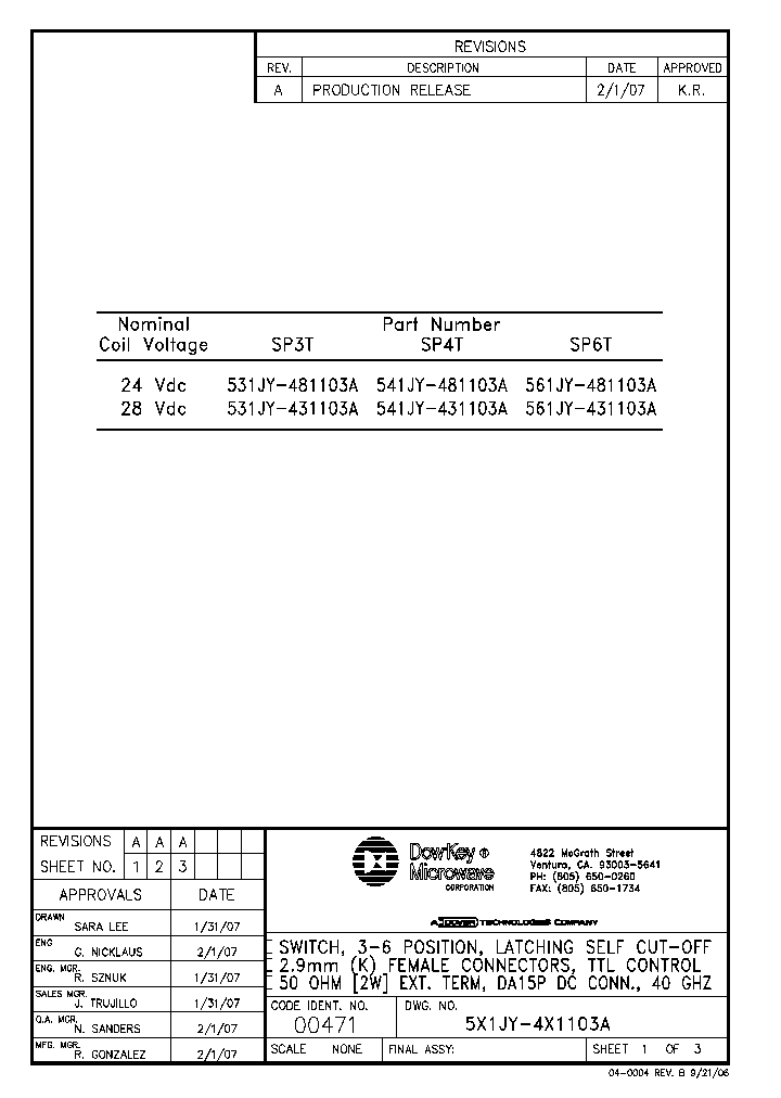 531JY-431103A_6616115.PDF Datasheet