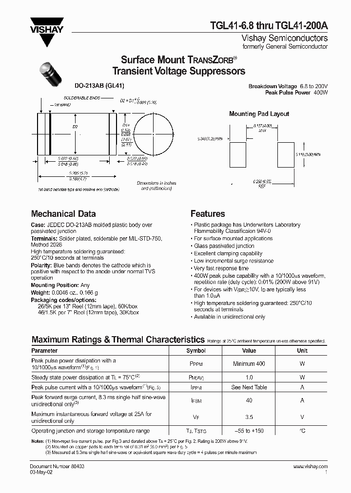 TGL41-91_6626199.PDF Datasheet