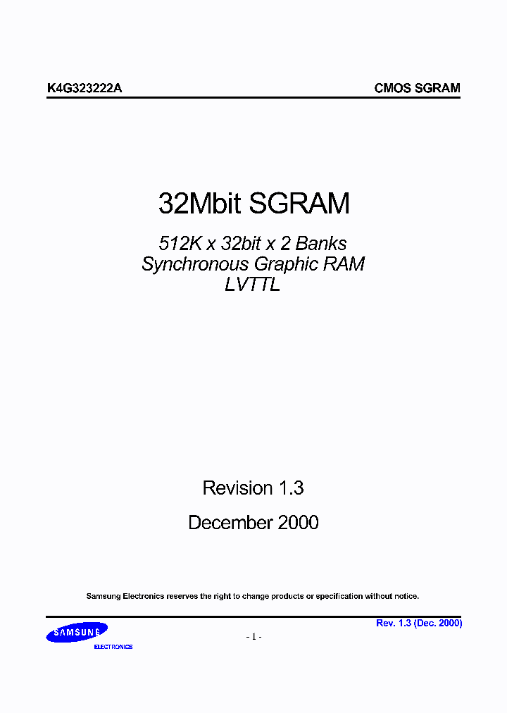 K4G323222A-PL70_6627376.PDF Datasheet