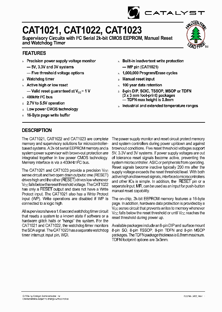 CAT1022LE-25TE13_6630464.PDF Datasheet