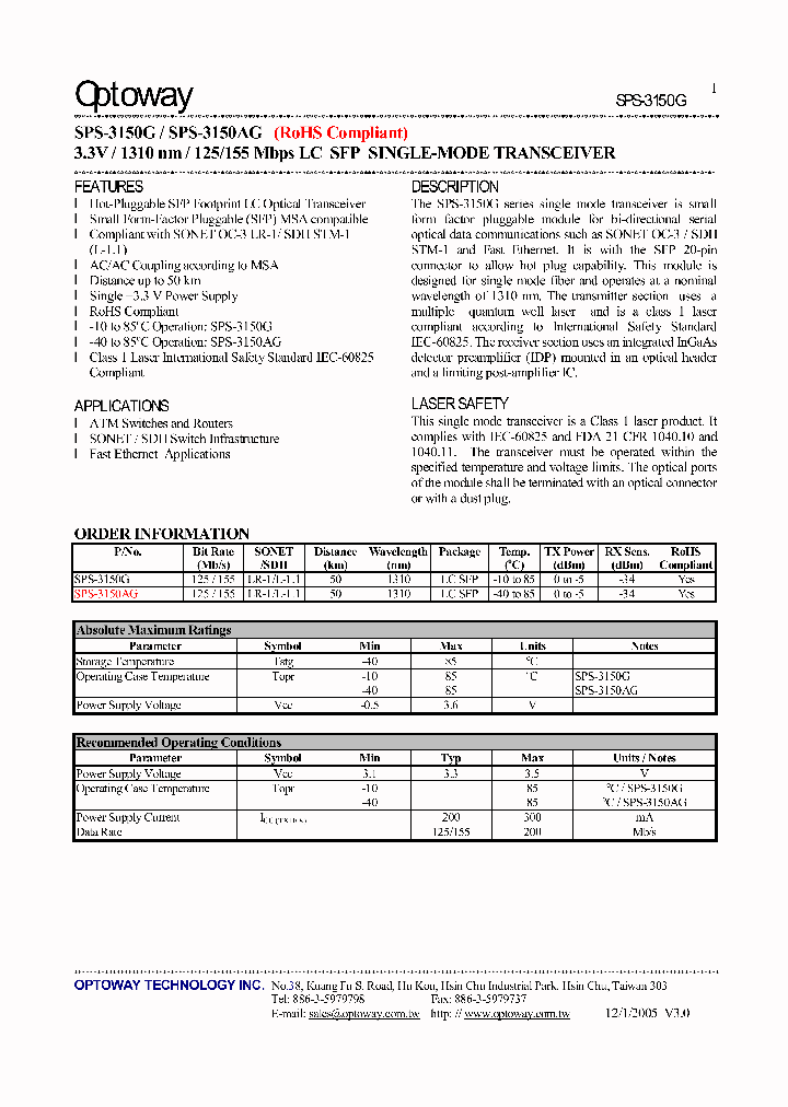 SPS-3150AG_6641230.PDF Datasheet