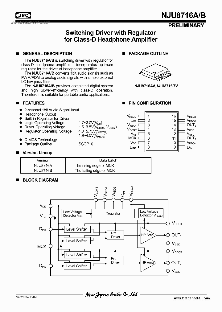 NJU8716B_6765734.PDF Datasheet