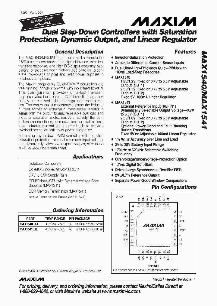 MAX1540ETJ_6656981.PDF Datasheet