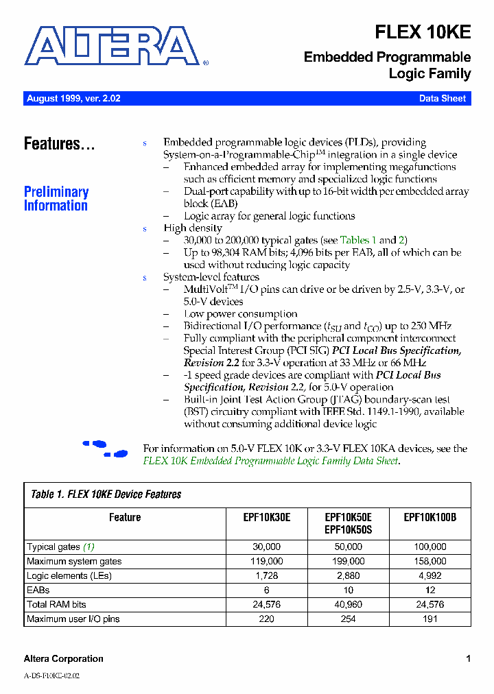 EPF10K130E_6657079.PDF Datasheet