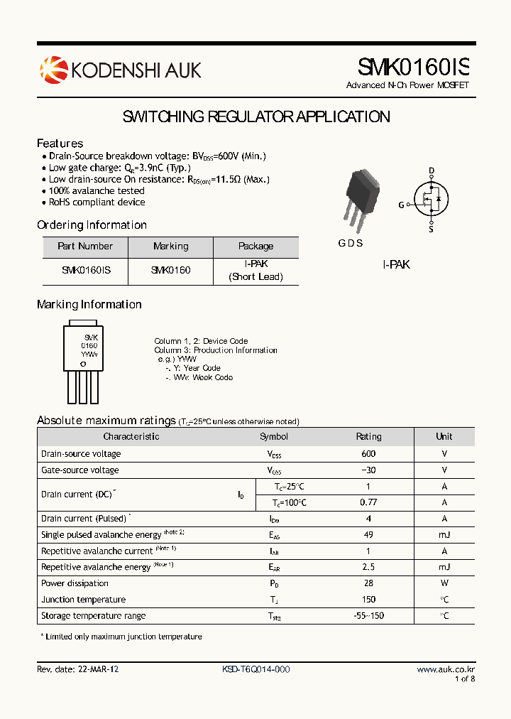 SMK0160IS_6892178.PDF Datasheet