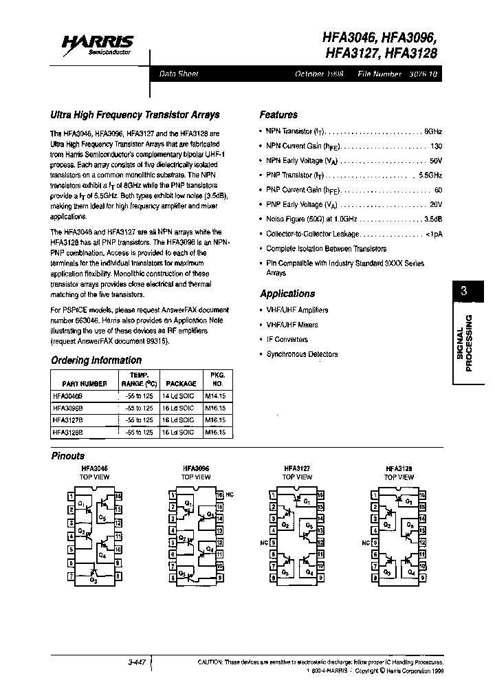 HFA3128B_6700010.PDF Datasheet