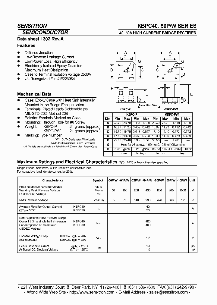 KBPC5006P_6711887.PDF Datasheet