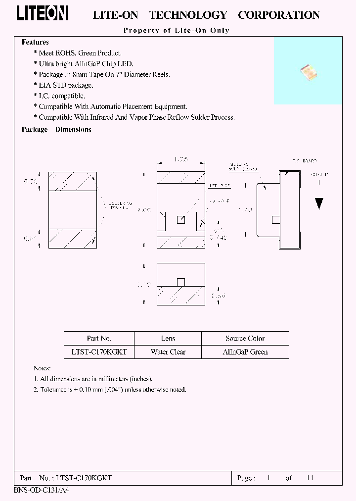 LTST-C170KGKT_6935570.PDF Datasheet