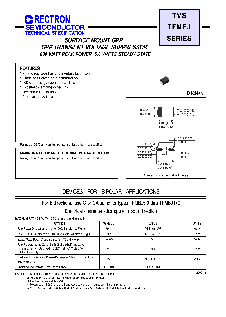 SMBJ75C-W_6731661.PDF Datasheet