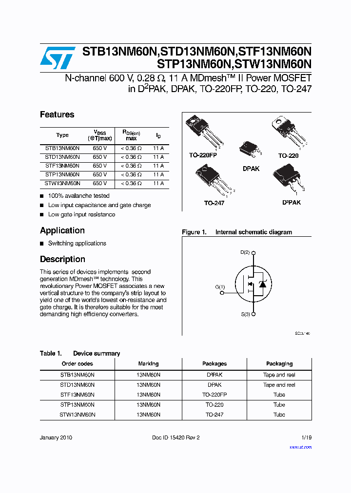 STB13NM60N_6735402.PDF Datasheet