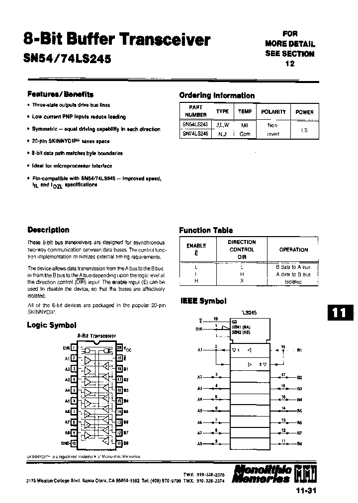 SN74LS245N_6736490.PDF Datasheet