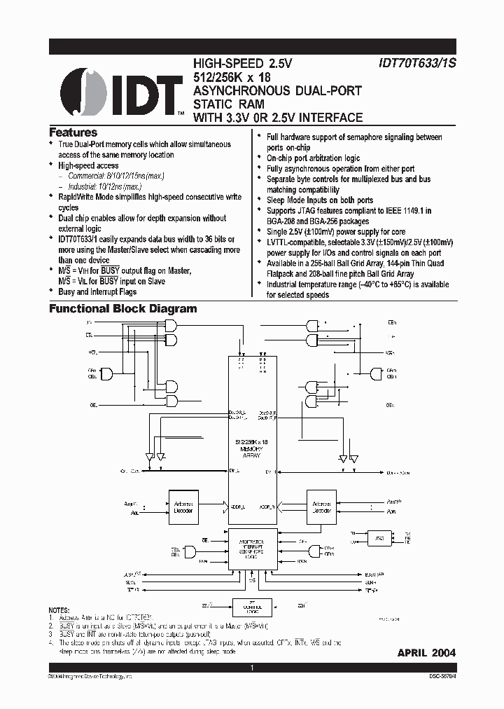 70T631S10BCI_6747544.PDF Datasheet