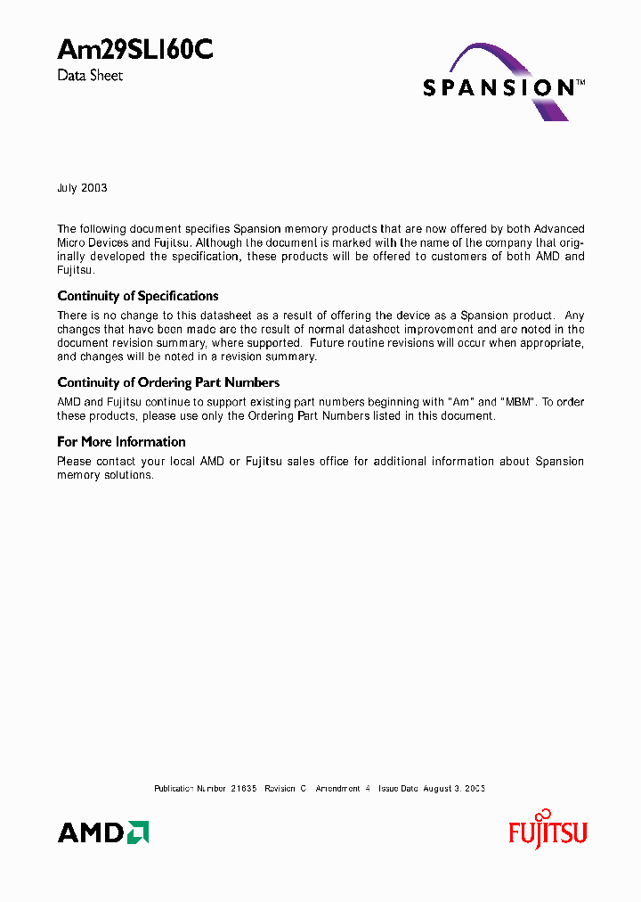 SPANSIONLLC-AM29SL160CB-100ECN_6750799.PDF Datasheet