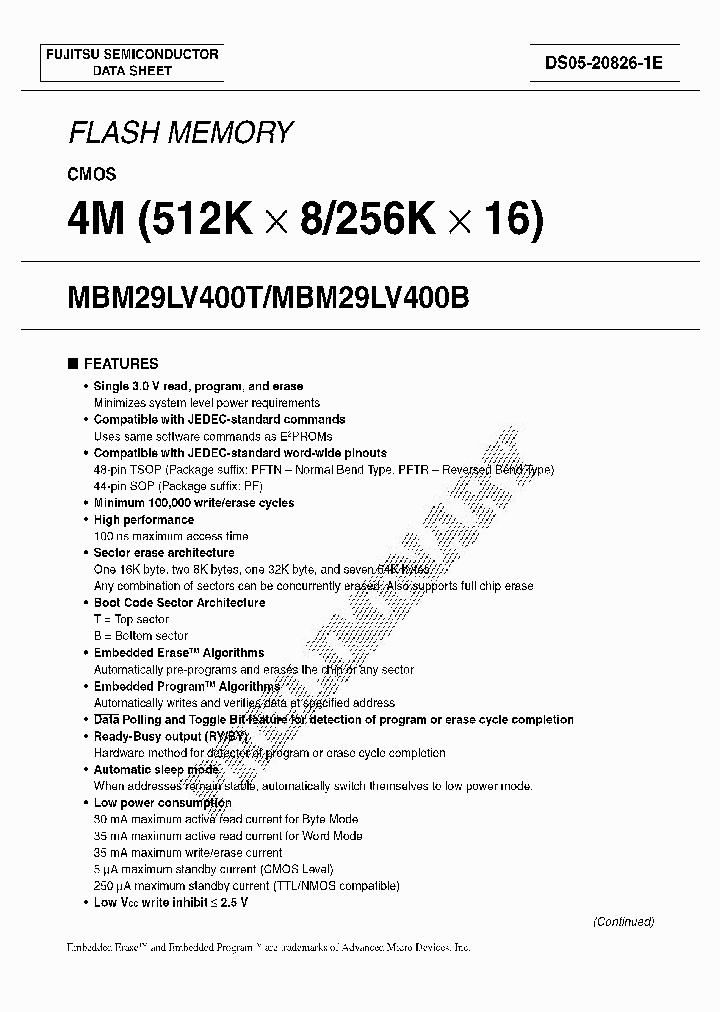 MBM29LV400T-15PFTN_6751362.PDF Datasheet