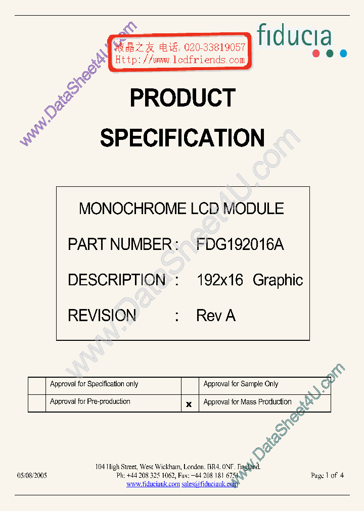 FDG192016A_6938635.PDF Datasheet