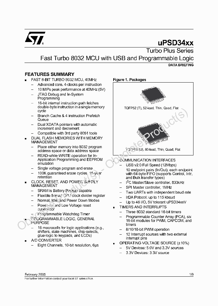 UPSD3422E-40T6T_6764157.PDF Datasheet