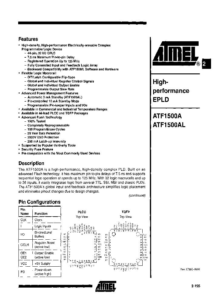 ATF1500AL-20JJ_6768159.PDF Datasheet