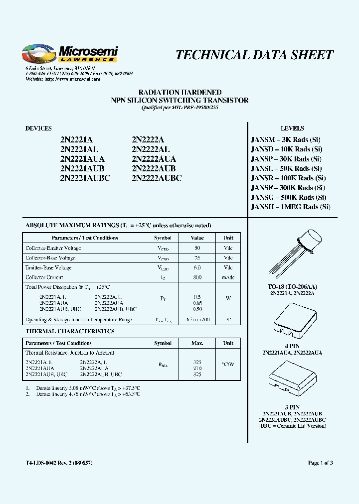 JANSG2N2221AL_6771040.PDF Datasheet