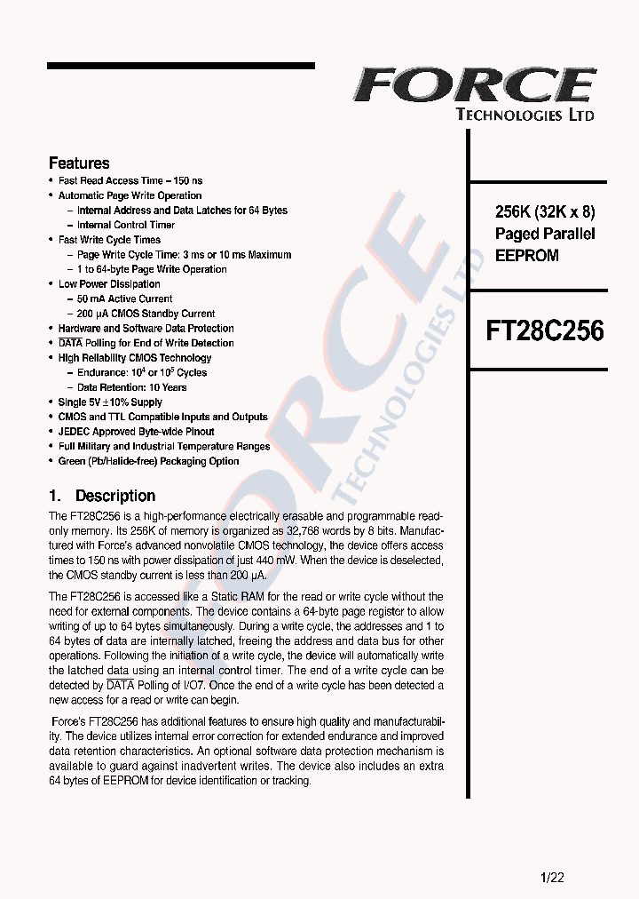 FT28C256F-35UMB_6772245.PDF Datasheet